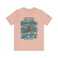 Boatin' & Boilin' 2025 Crawfish Shrimp Boil - Unisex Tee - Bella Canvas