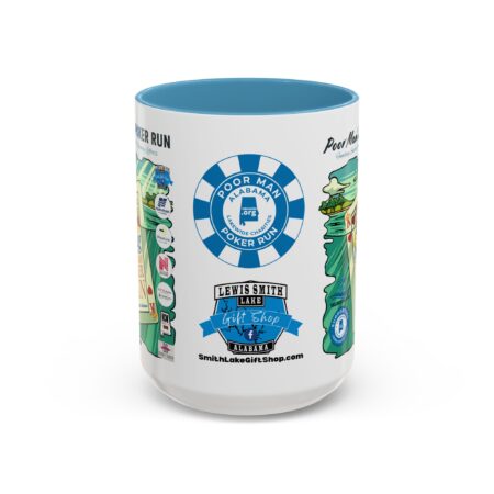 Poor Man Poker Run 2025 - Accent Coffee Mug - Image 2