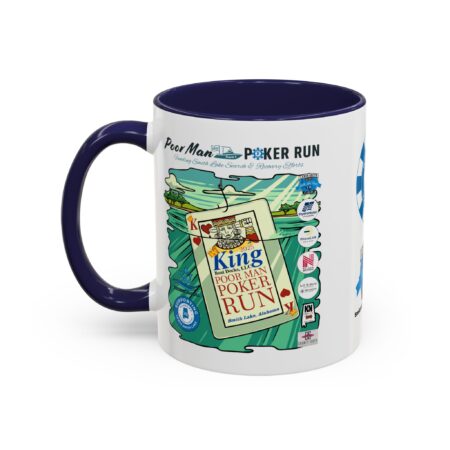 Poor Man Poker Run 2025 - Accent Coffee Mug - Image 11