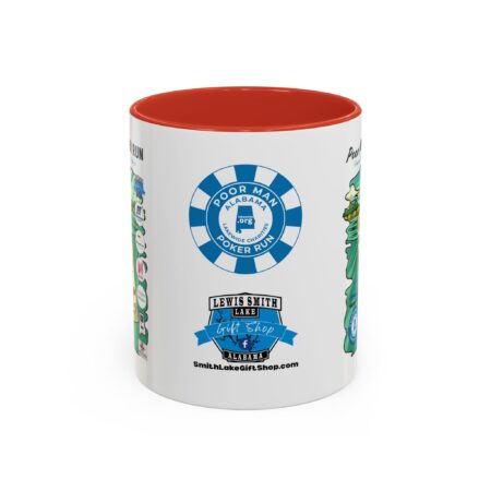 Poor Man Poker Run 2025 - Accent Coffee Mug - Image 17