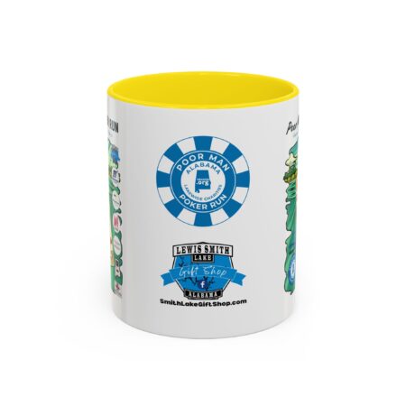 Poor Man Poker Run 2025 - Accent Coffee Mug - Image 49