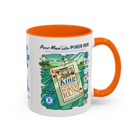 Poor Man Poker Run 2025 - Accent Coffee Mug - Image 42