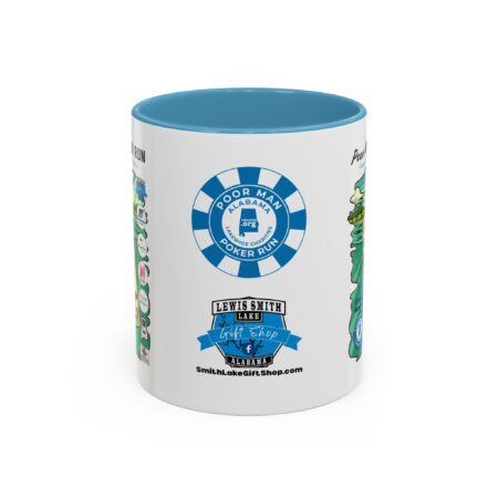 Poor Man Poker Run 2025 - Accent Coffee Mug - Image 37