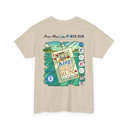 2025 Poor Man Poker Run - Gildan Heavy Cotton T-Shirt - Image 7