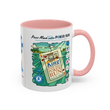 Poor Man Poker Run 2025 - Accent Coffee Mug - Image 14