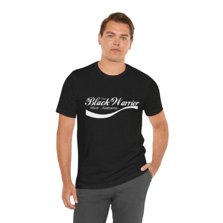 Enjoy Black Warrior River Ribbon - Unisex T-Shirt - Bella Canvas - Image 3