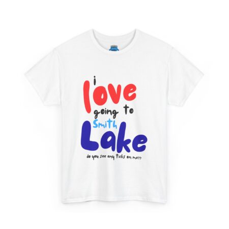 I Love Going to Smith Lake - Tick T-Shirt - Image 4