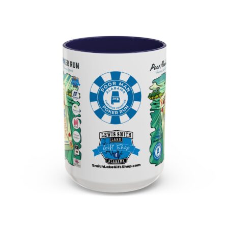 Poor Man Poker Run 2025 - Accent Coffee Mug - Image 25