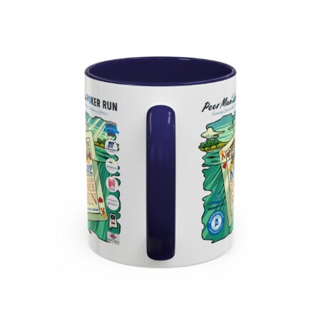 Poor Man Poker Run 2025 - Accent Coffee Mug - Image 12