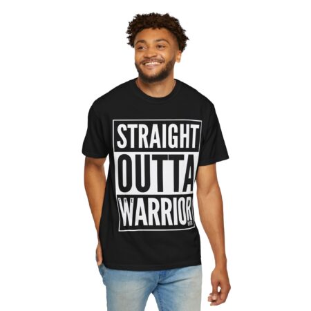 "Straight Outta The Warrior River" - Unisex - Comfort Colors T-shirt - Image 2