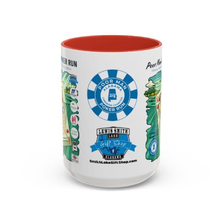Poor Man Poker Run 2025 - Accent Coffee Mug - Image 33