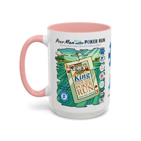 Poor Man Poker Run 2025 - Accent Coffee Mug - Image 31