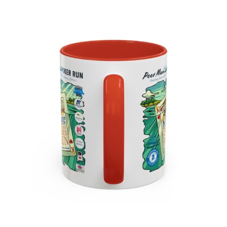 Poor Man Poker Run 2025 - Accent Coffee Mug - Image 20