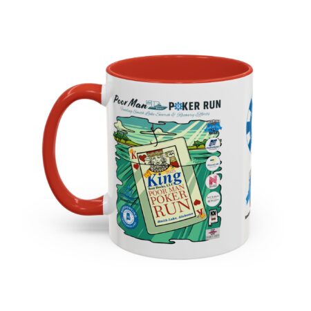 Poor Man Poker Run 2025 - Accent Coffee Mug - Image 19