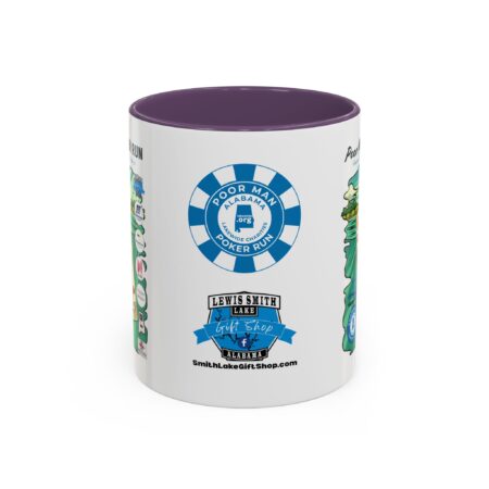 Poor Man Poker Run 2025 - Accent Coffee Mug - Image 45