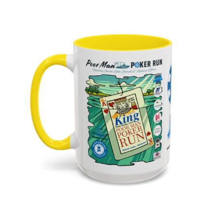 Poor Man Poker Run 2025 - Accent Coffee Mug - Image 63