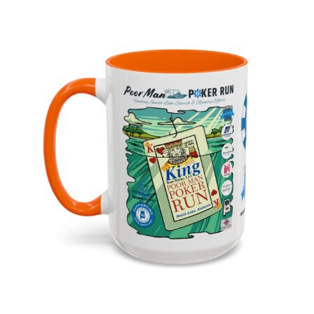 Poor Man Poker Run 2025 - Accent Coffee Mug - Image 55