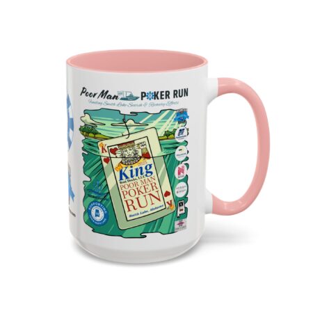 Poor Man Poker Run 2025 - Accent Coffee Mug - Image 30